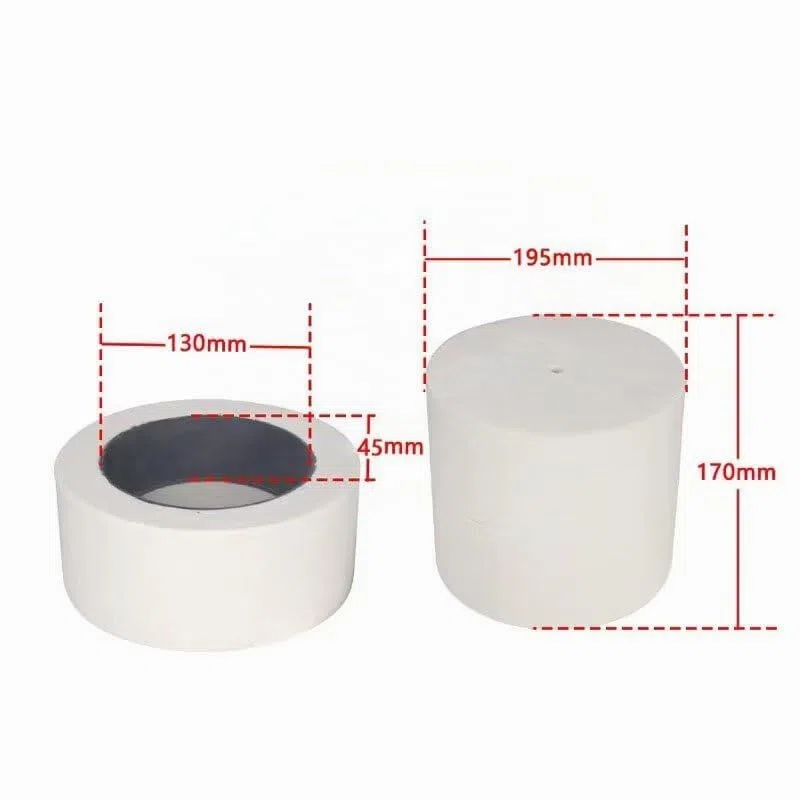 Four à micro-ondes 195 x 170 mm pour cuisson de la céramique et du verre fondu jusqu'à 1200 ℃