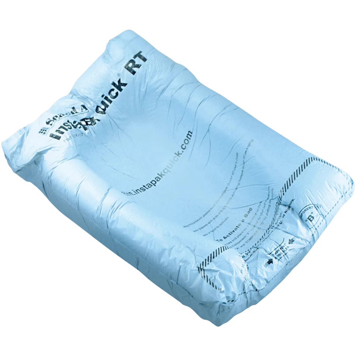 Box USA Biqrt60 Instapak rapide RT Extra épais en mousse extensible Sacs, 45,7 x 61 cm, Bleu (lot de 30)
