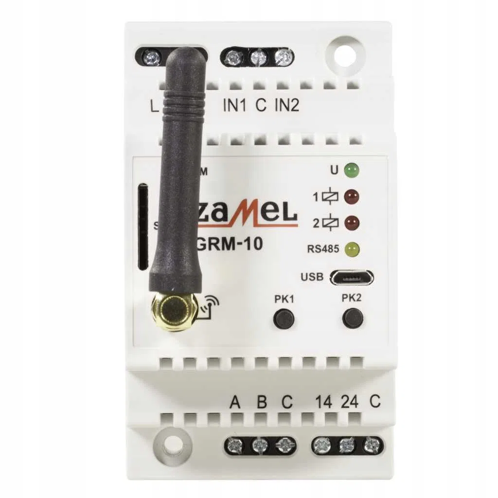 Hochmodern, Einfach zu bedienen, Schnell zu installieren, zuverlässig, zukunftsweisend, Telefonsteuerung, energiesparend, Bequem zu steuern, 2-Kanal-GSM-Controller GRM-10 Exta Free Zamel