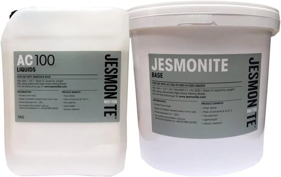 Résine pour Jesmonite AC100 17,5 kg kit (12,5 kg poudre + 5 kg liquide)