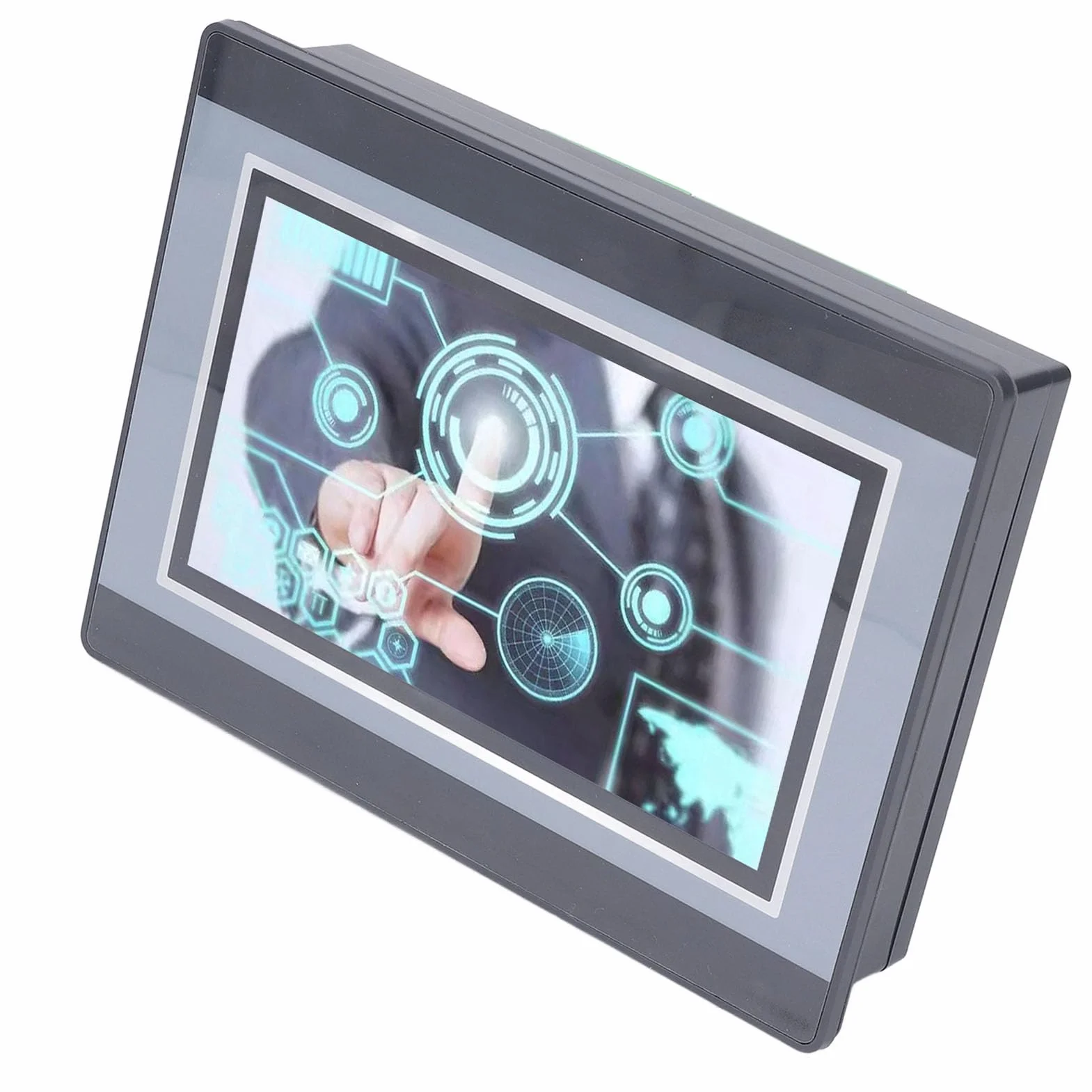 Programmable PLC – Contrôleur HMI, Écran tactile 7 pouces TFT LCD, Résolution 800x480px, DC24V 5A, Sortie relais 8 voies, Moniteur industriel