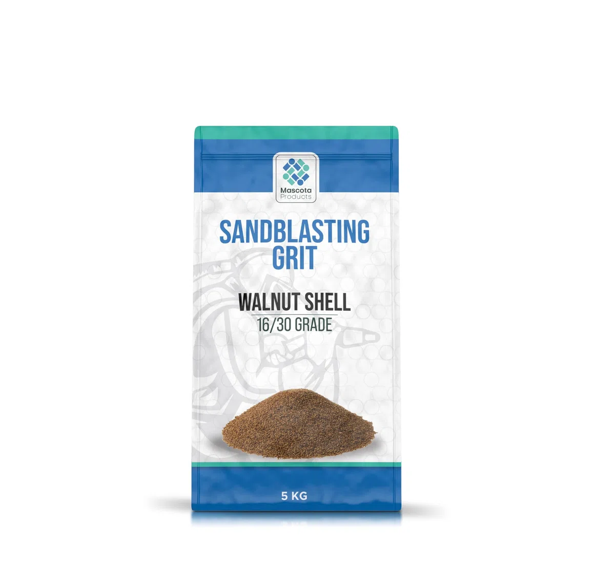 Grains de sablage coquille de noyer 16/30 (0,5mm-1mm) - Biodégradable et réutilisable pour le nettoyage des moteurs et culasses de voiture - Pochette de 5 kg