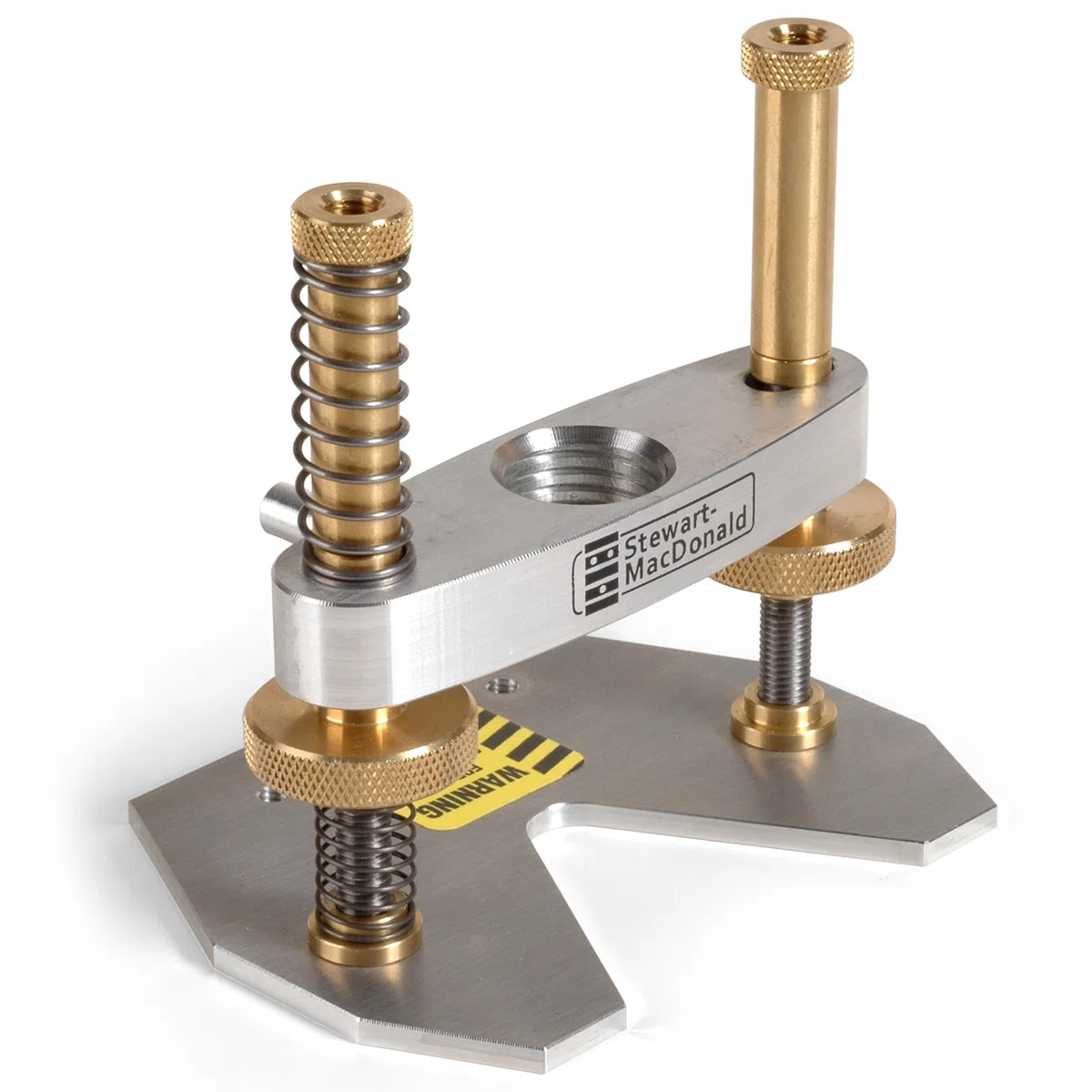 StewMac - Base de Défonceuse de Précision, Base Réglable pour Outils Rotatifs, Incrustations, Rainures de Frettes et Réparation de Guitare