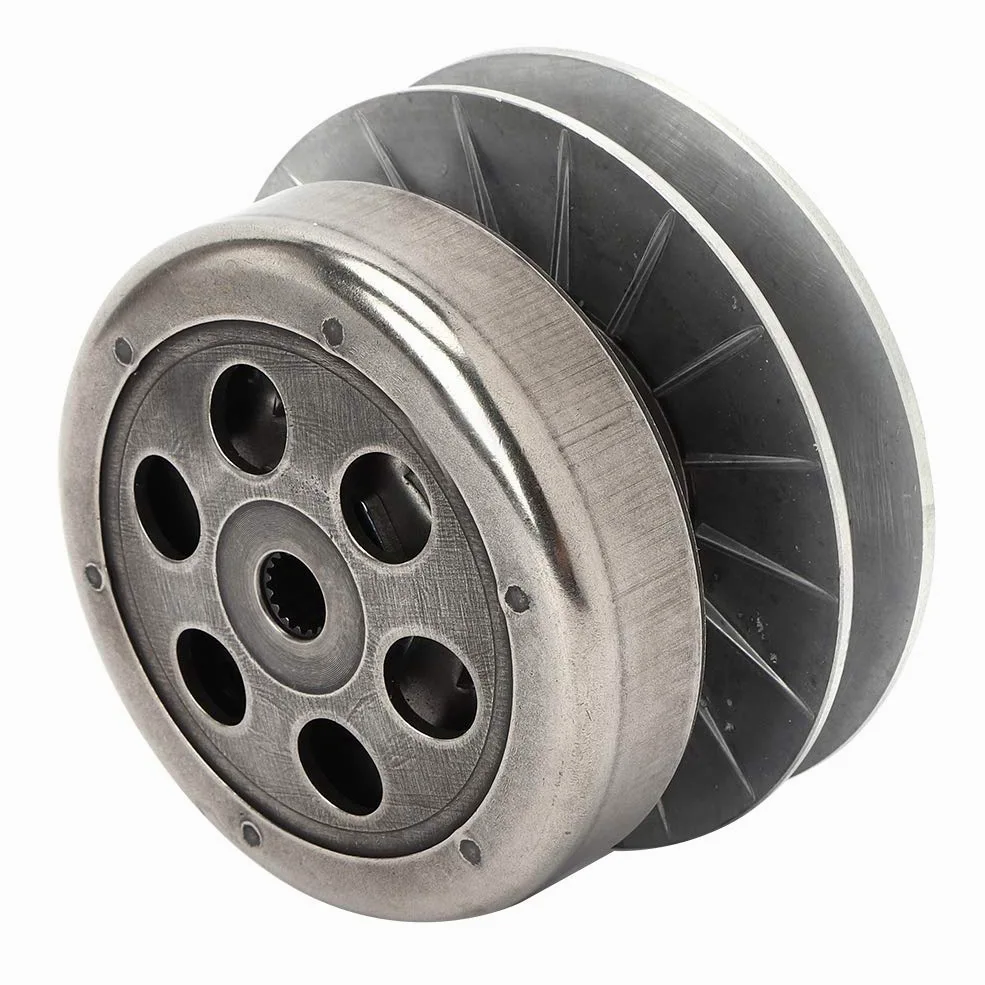 Poulie Entraînée Embrayage Arrière Ensemble D'embrayage Arrière Ensemble D'embrayage Complet Adapté pour LINHAI 250 Scooter Aller Kart ATV 16T Cannelure