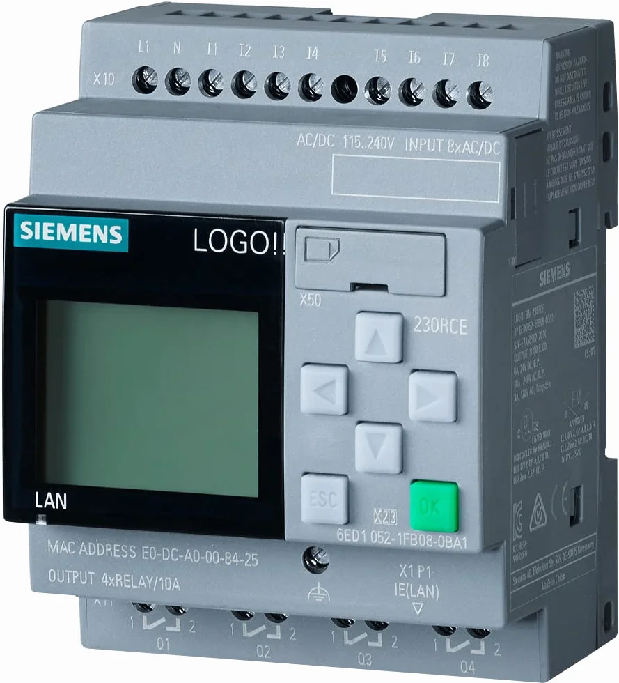 Siemens LOGO! 230RCE6ED1052-1FB08-0BA2 (6ED10521FB080BA2)