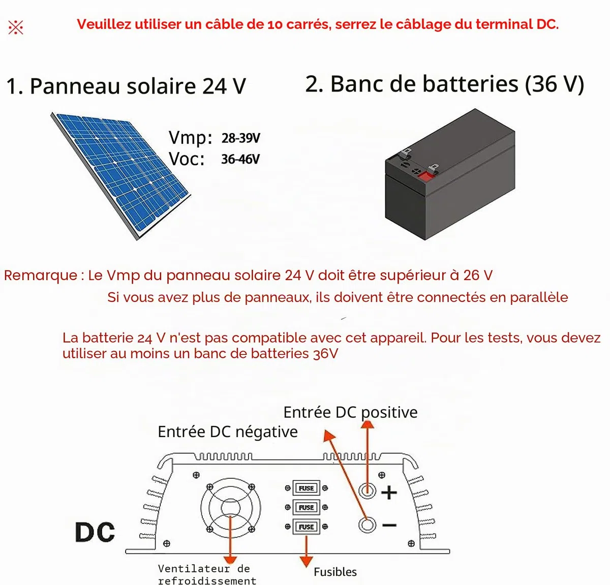 Y&H 1400W Onduleur de réseau MPPT Onde sinusoïdale pure DC30-45V à AC220V sortie pure connexion au réseau à onde sinusoïdale Onduleur à grille solaire pour panneaux solaires de 24 V 30 V 36 V