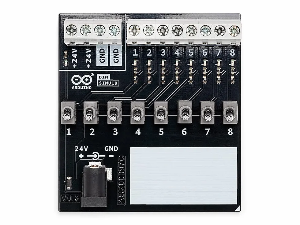 Arduino PLC Starter Kit [AKX00051] - Kit de démarrage pour l’automatisation Industrielle, idéal pour l’Apprentissage des contrôleurs logiques programmables avec Arduino