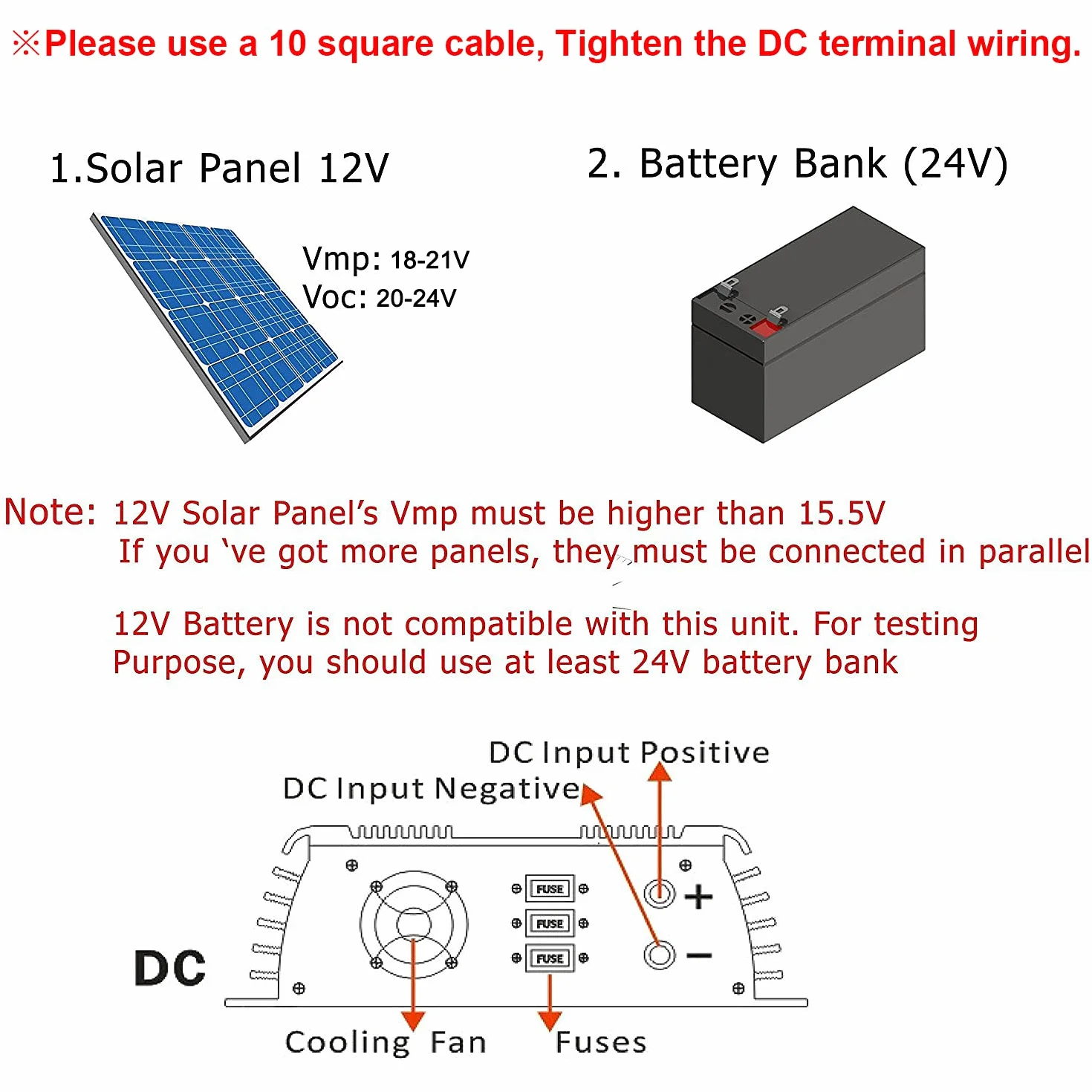 Y&H 1000W Onduleur de réseau DC15-28V à AC220V Onduleur de grille solaire pour panneaux solaires 12V Onduleurs connectés au réseau