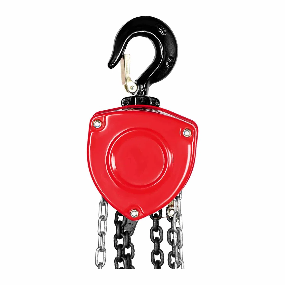 Steinberg Systems SBS-FZ 2000/6M Palan Manuel Mécanique À Chaine Poulie 2 tonnes (Capacité de charge : 2 000 kg, Hauteur levage : 6 m, Matériau : acier au carbone, chromé, Maillons chaine : 6 mm,)