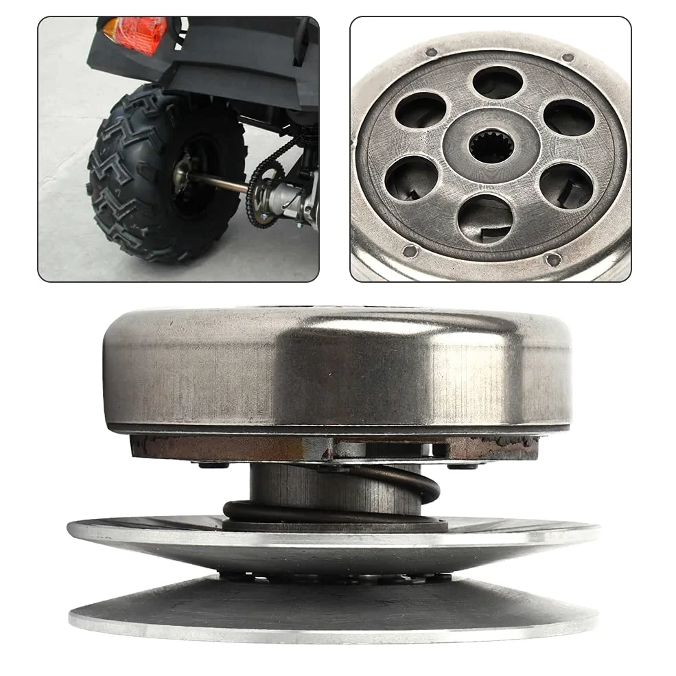 Poulie Entraînée Embrayage Arrière Ensemble D'embrayage Arrière Ensemble D'embrayage Complet Adapté pour LINHAI 250 Scooter Aller Kart ATV 16T Cannelure