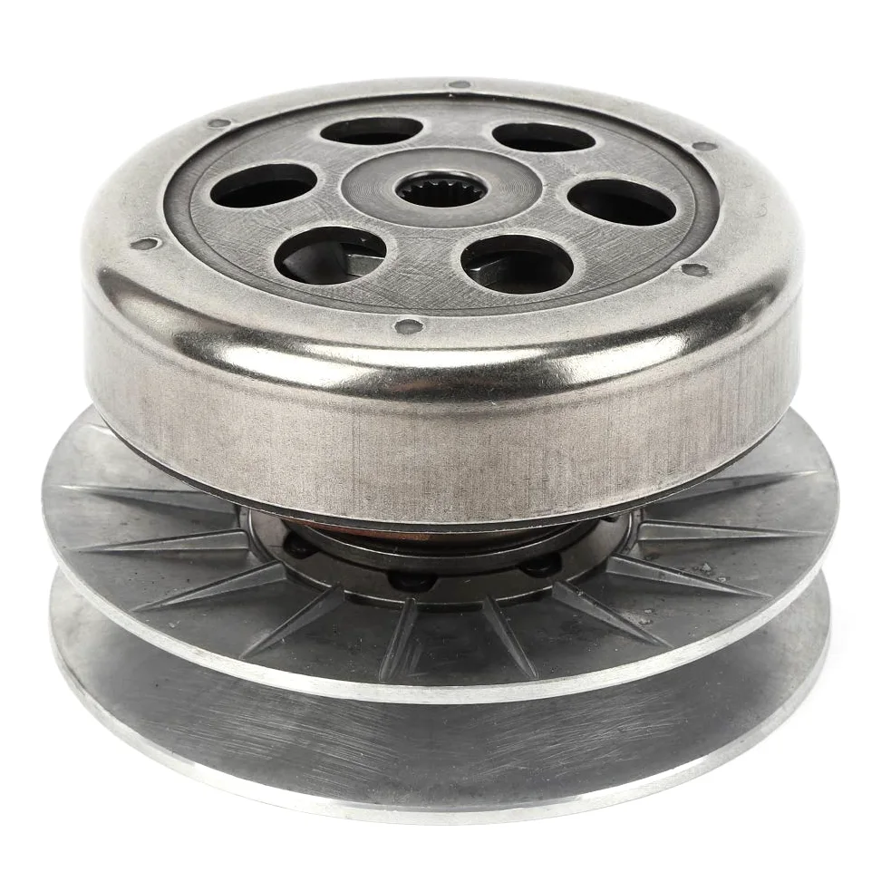Poulie Entraînée Embrayage Arrière Ensemble D'embrayage Arrière Ensemble D'embrayage Complet Adapté pour LINHAI 250 Scooter Aller Kart ATV 16T Cannelure