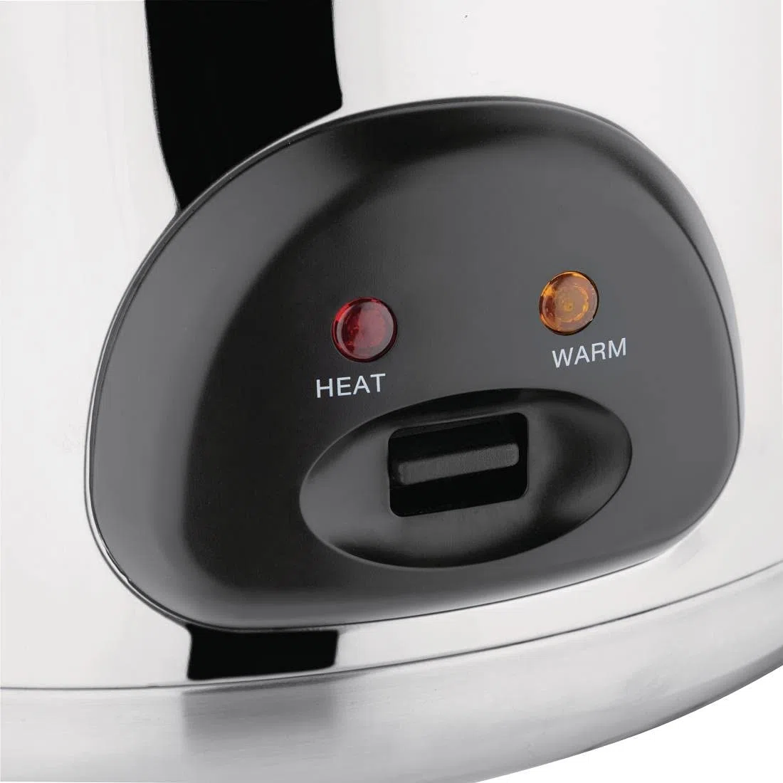 Buffalo Grand cuiseur à riz haut de gamme 9 litres 2,85 kW, économie d'énergie, acier inoxydable, capacité de riz : 20 litres cuit/9 litres sec, passage automatique de cuire à chaud, CK698