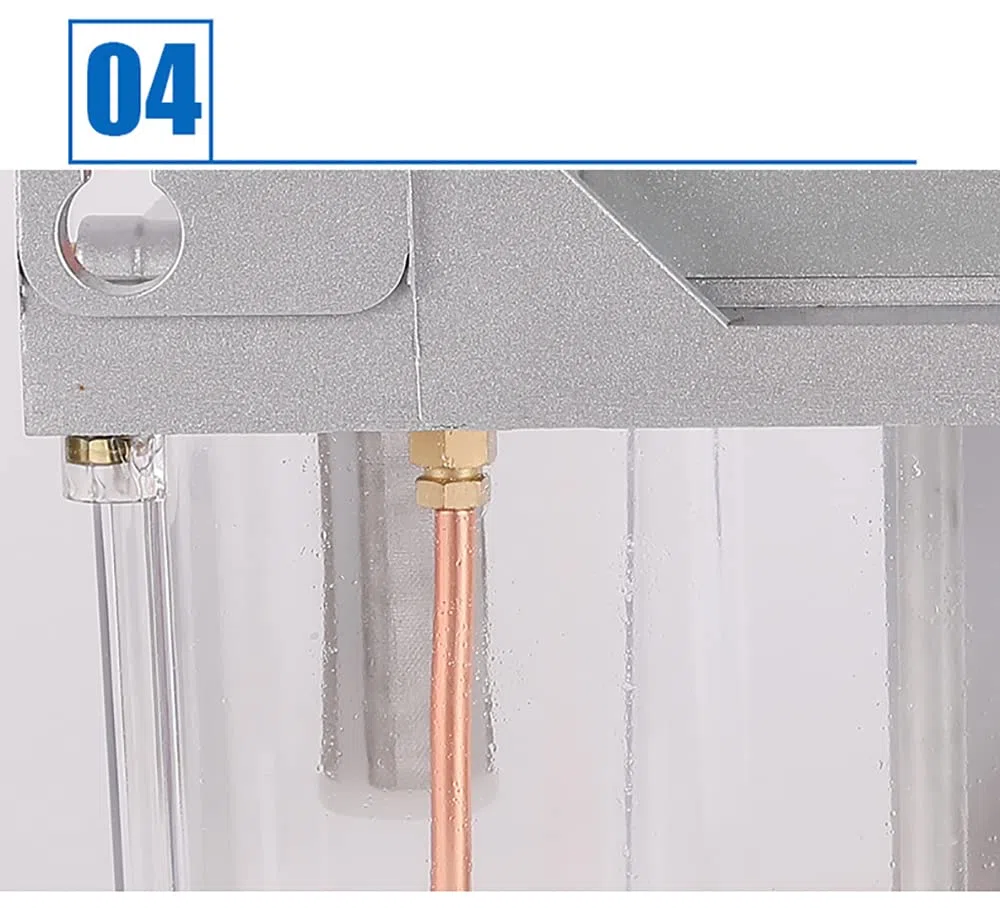Pompe à Huile de Lubrification électrique 2l, Pompe à Engrenages, Machine-outil CNC de Lubrification Automatique, Graisseur de Centre D'usinage (Test de pression)