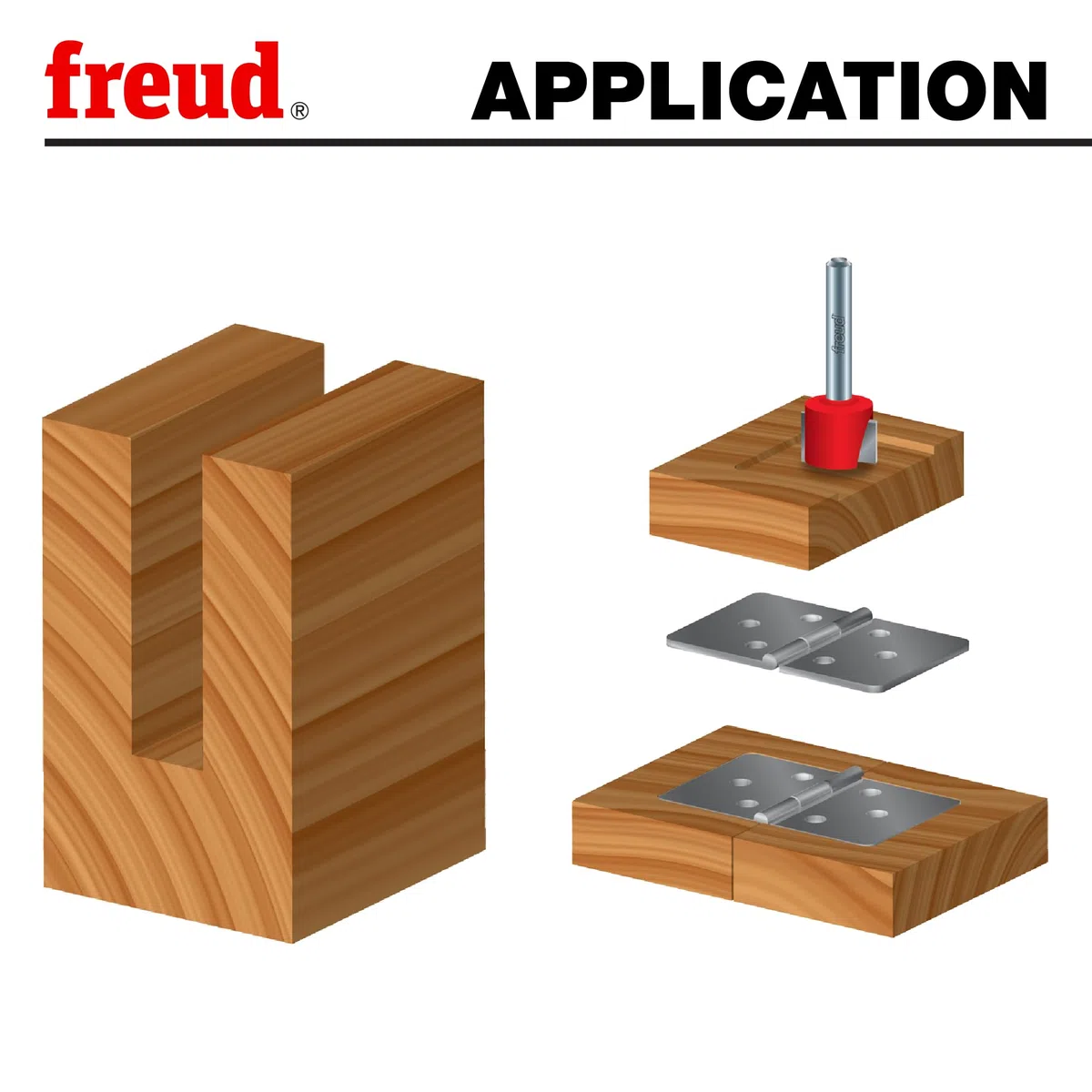 Freud 91-108 : jeu de 9 embouts de base (tige de 1,27 cm)
