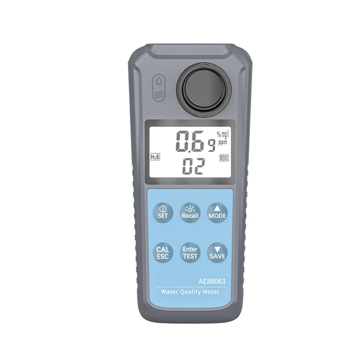 AE86063 Testeur De Qualité De L'eau PH De Laboratoire/piscine/aquarium pour une lecture claire | Compteur numérique d'hydrogène, de nitrite, de chlore résiduel, d'ammoniaque et d'azote