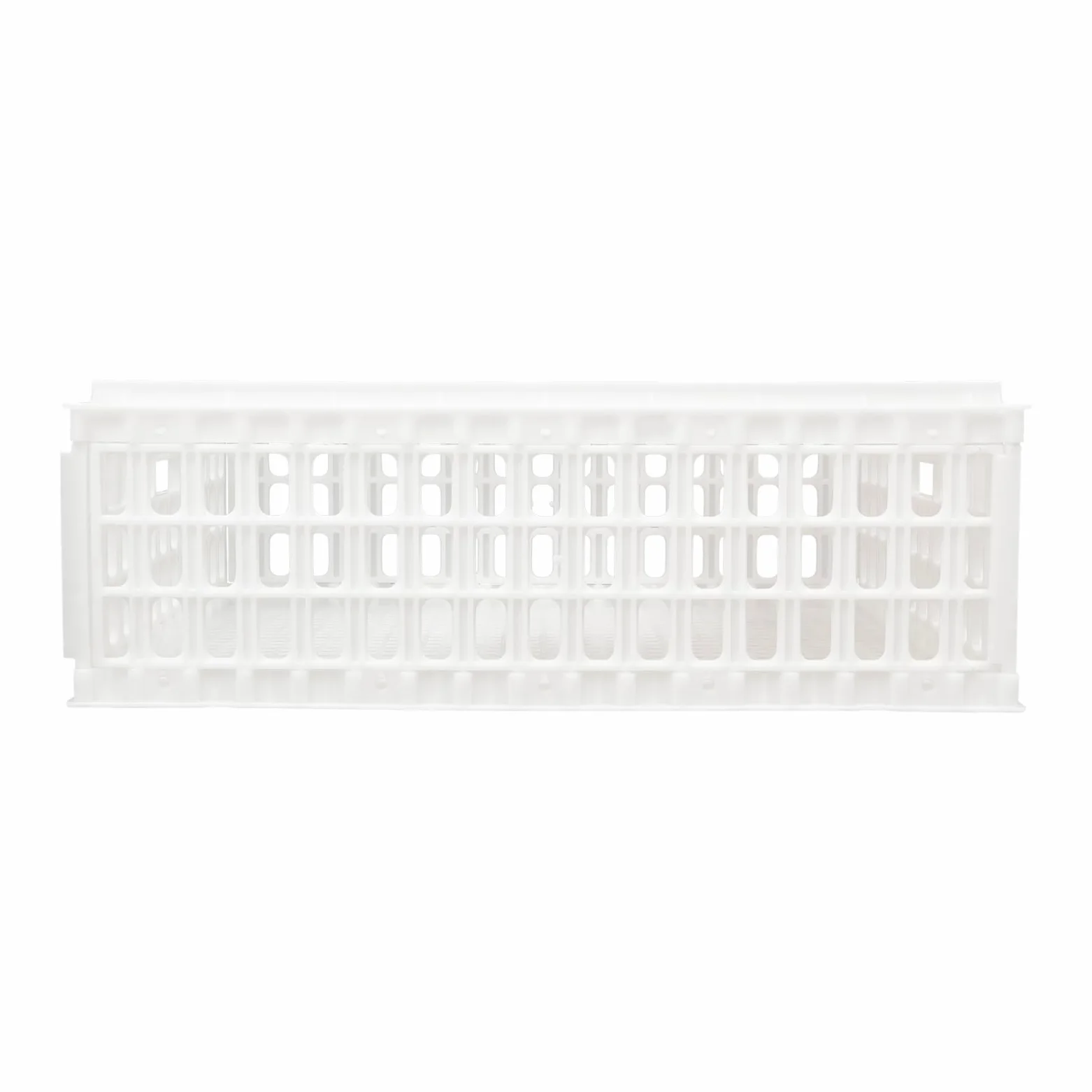 WooDerson Lot de 4 cages de transport en plastique pour poules, oiseaux, canards (blanc)