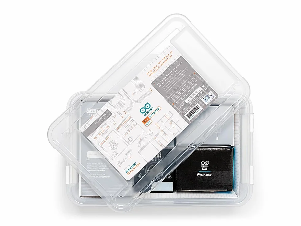 Arduino PLC Starter Kit [AKX00051] - Kit de démarrage pour l’automatisation Industrielle, idéal pour l’Apprentissage des contrôleurs logiques programmables avec Arduino