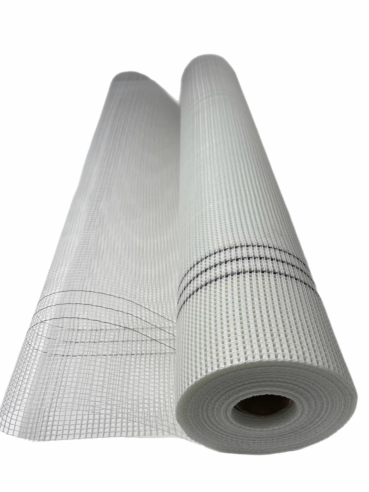 Lot de 3 rouleaux de tissu en fibre de verre 165 g/m² Blanc 4 mm x 4 mm