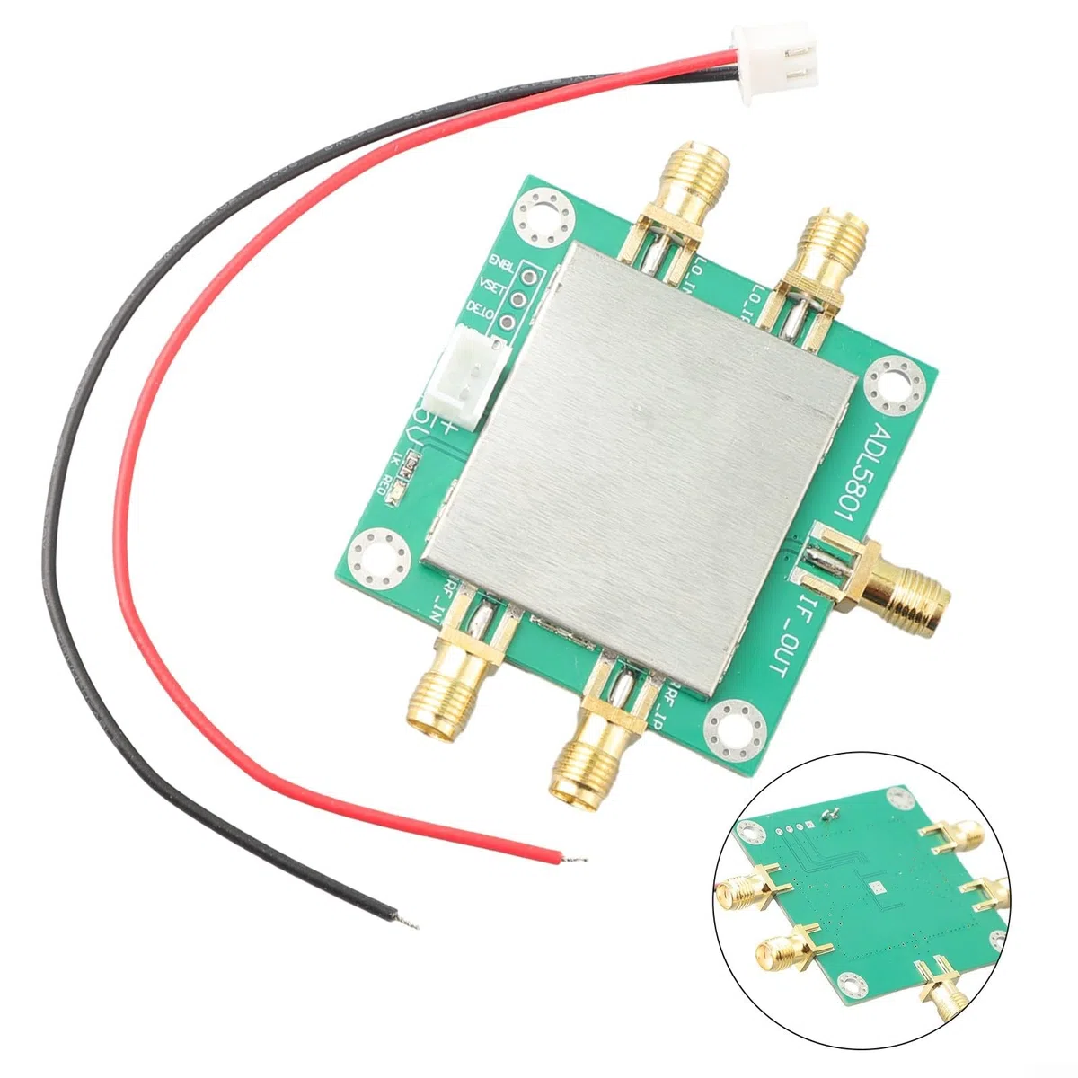 ADL5801 Mélangeur RF 10 MHz à 6 GHz Double équilibré Active Mixer avec LO Buffer pour station de base cellulaire et applications d'instrumentation
