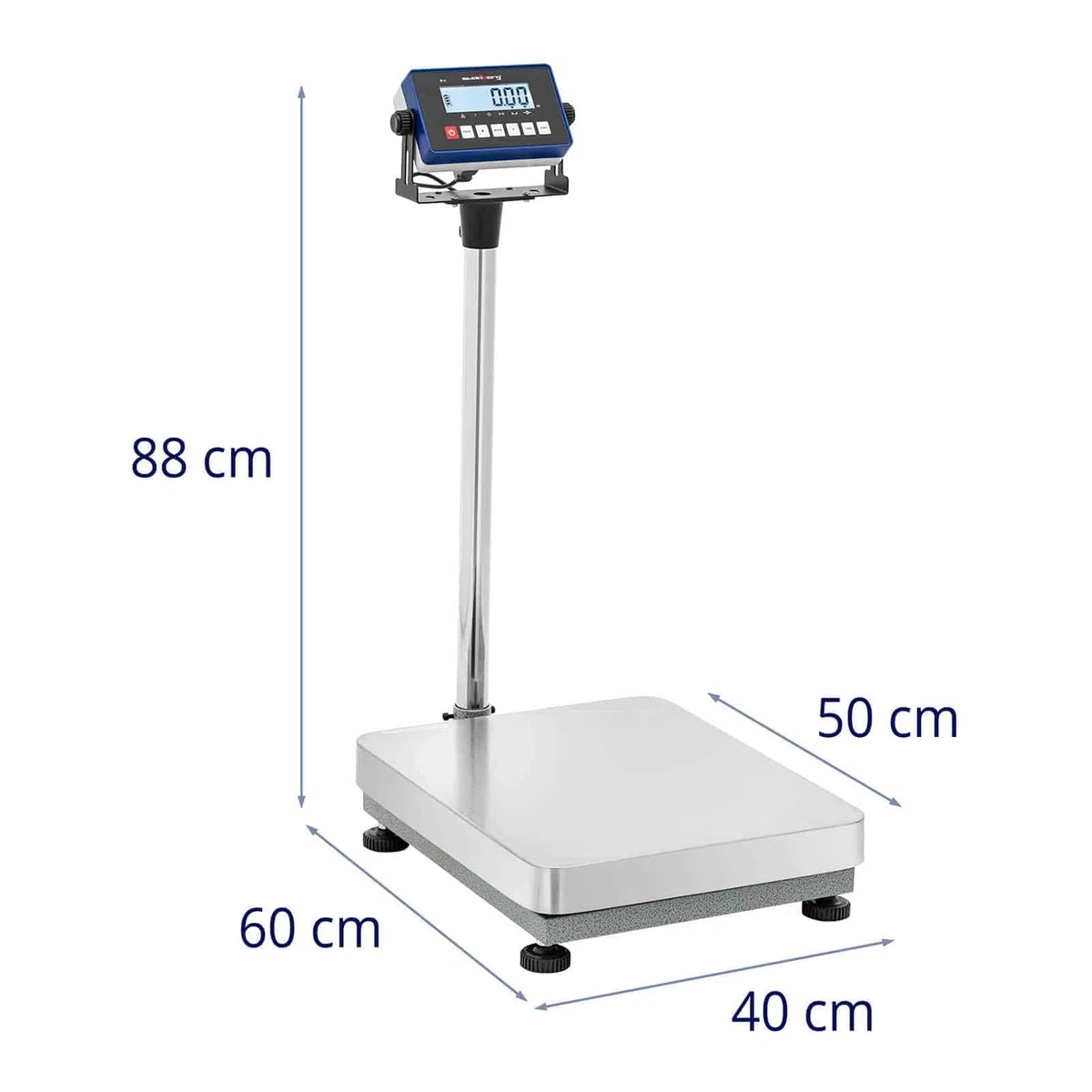 Steinberg Systems SBS-PF-300/10 Balance plateforme industrielle Balance au sol 300 kg / 0,01 kg 400 x 500 x 122 mm Kg/lb