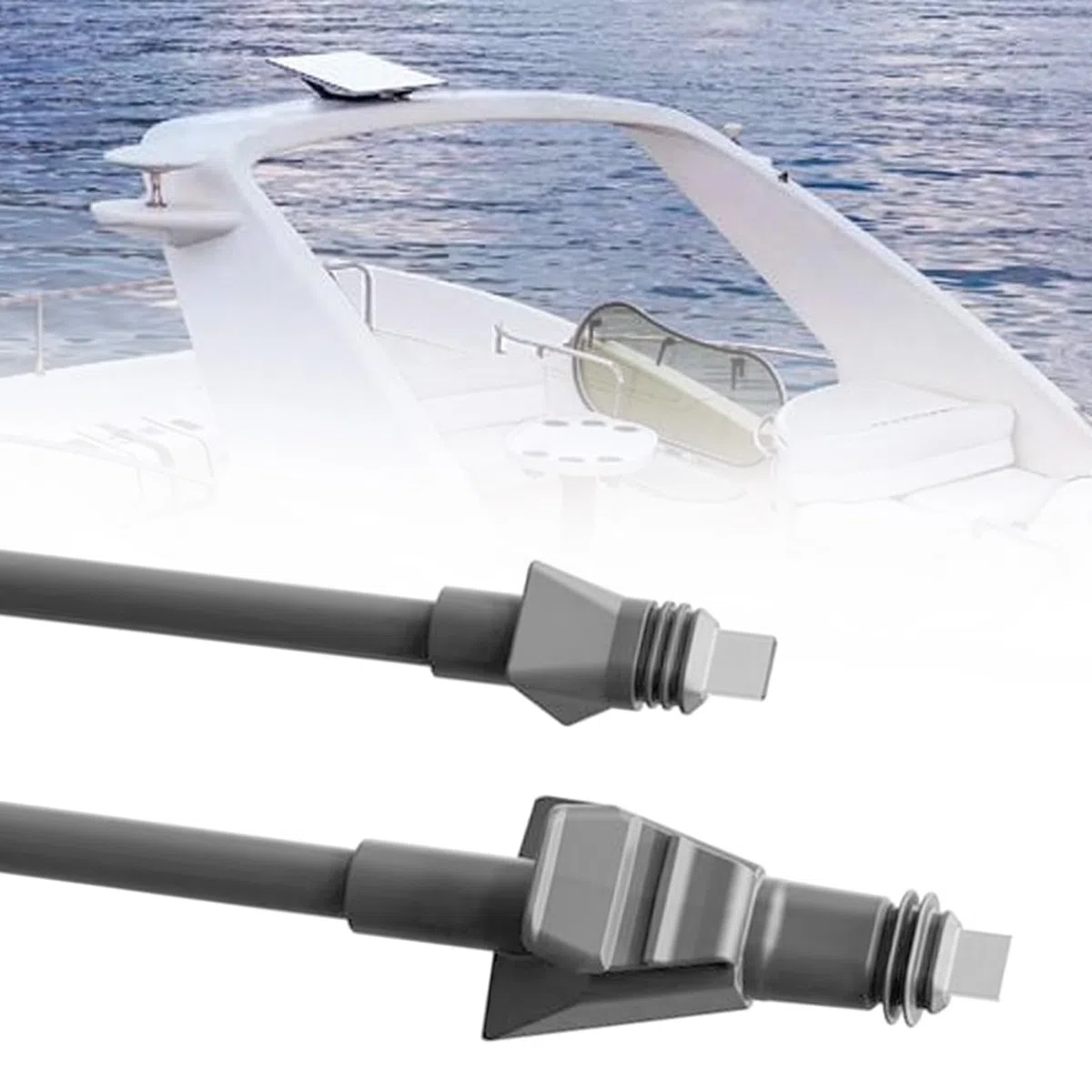 Jeffergarden Kit StarLinkes High Performance Kit IP68 Câble D'épreuve d'eau Connexion Stable Câble de Remplacement de Cuivre en Caoutchouc (8m (26 Pieds))