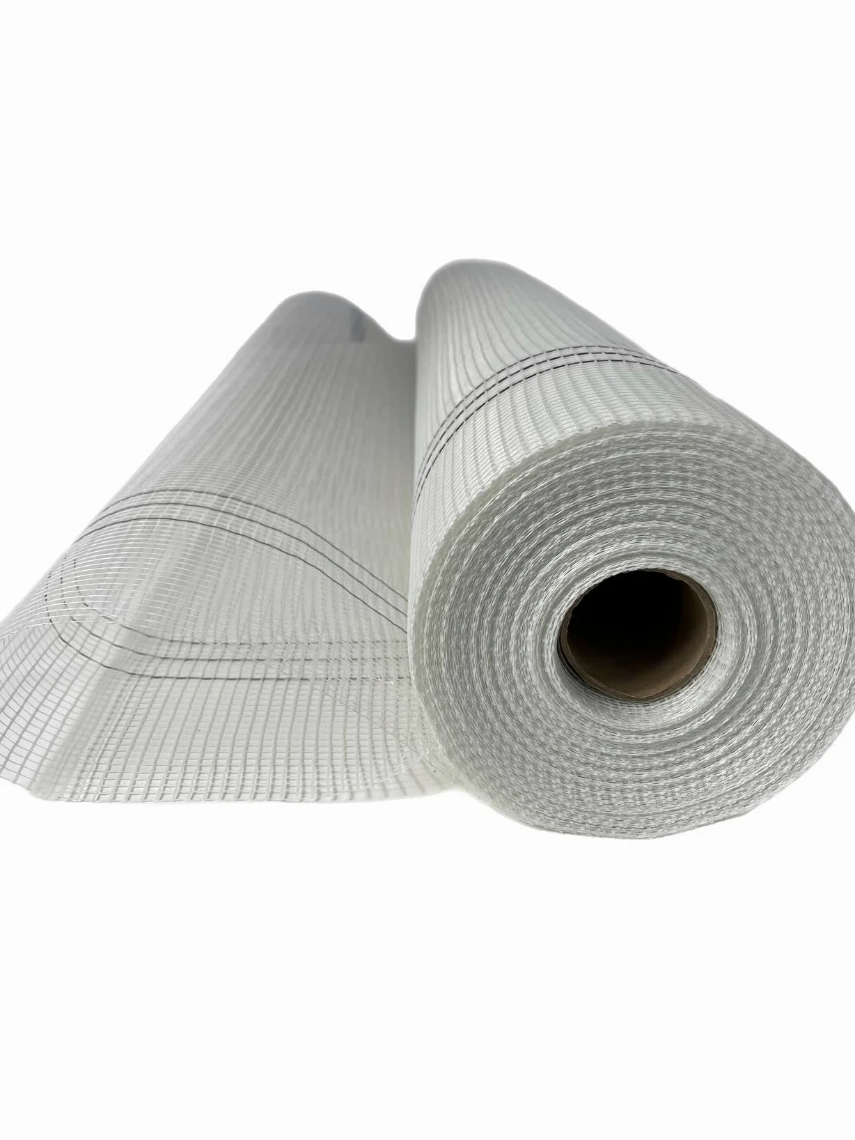 Lot de 3 rouleaux de tissu en fibre de verre 165 g/m² Blanc 4 mm x 4 mm