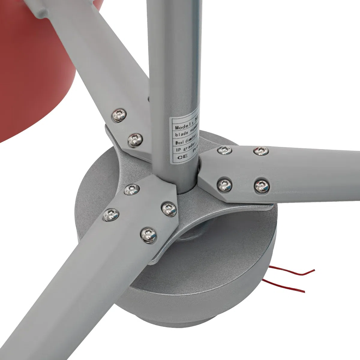Éolienne à 3 lames - Régulateur vertical - Générateur éolien - Avec alimentation verticale - Contrôleur en spirale - Protection de vitesse maximale