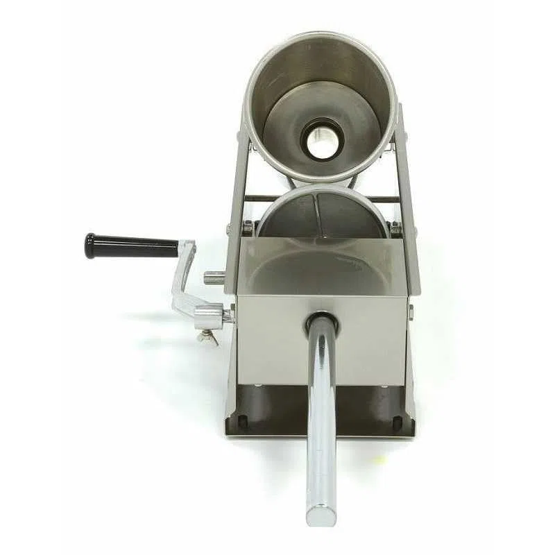 Générique Poussoir à Saucisses Manuel Horizontal 5L INOX - 2 Vitesses - 4 Tubes 16/22/32/38 mm - Stable et Précis