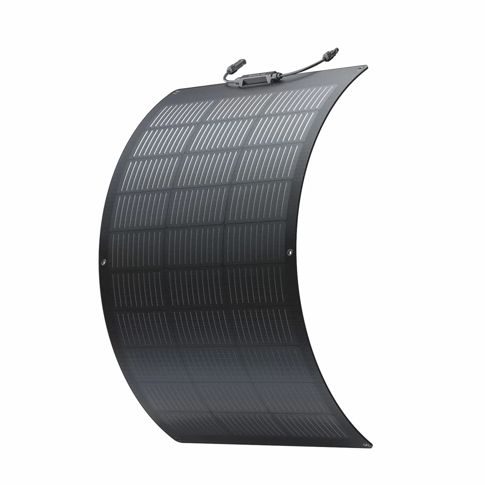 Panneau solaire flexible EcoFlow 100 W avec modules solaires haute efficacité et de niveau d'étanchéité IP68, prévu pour les toits, les camping-cars, balcons,etc
