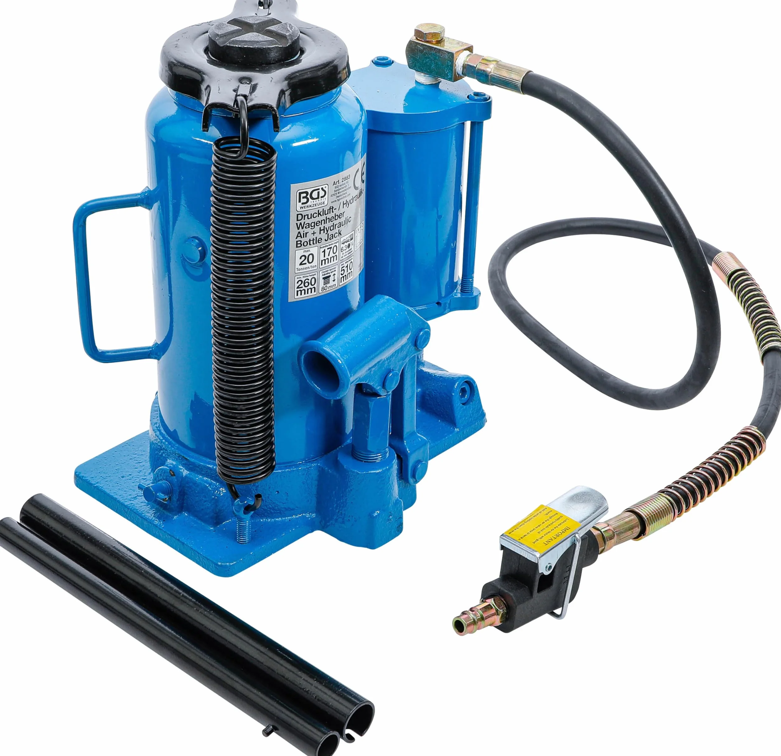BGS 2883 | Cric hydrau-pneumatique | 20 t