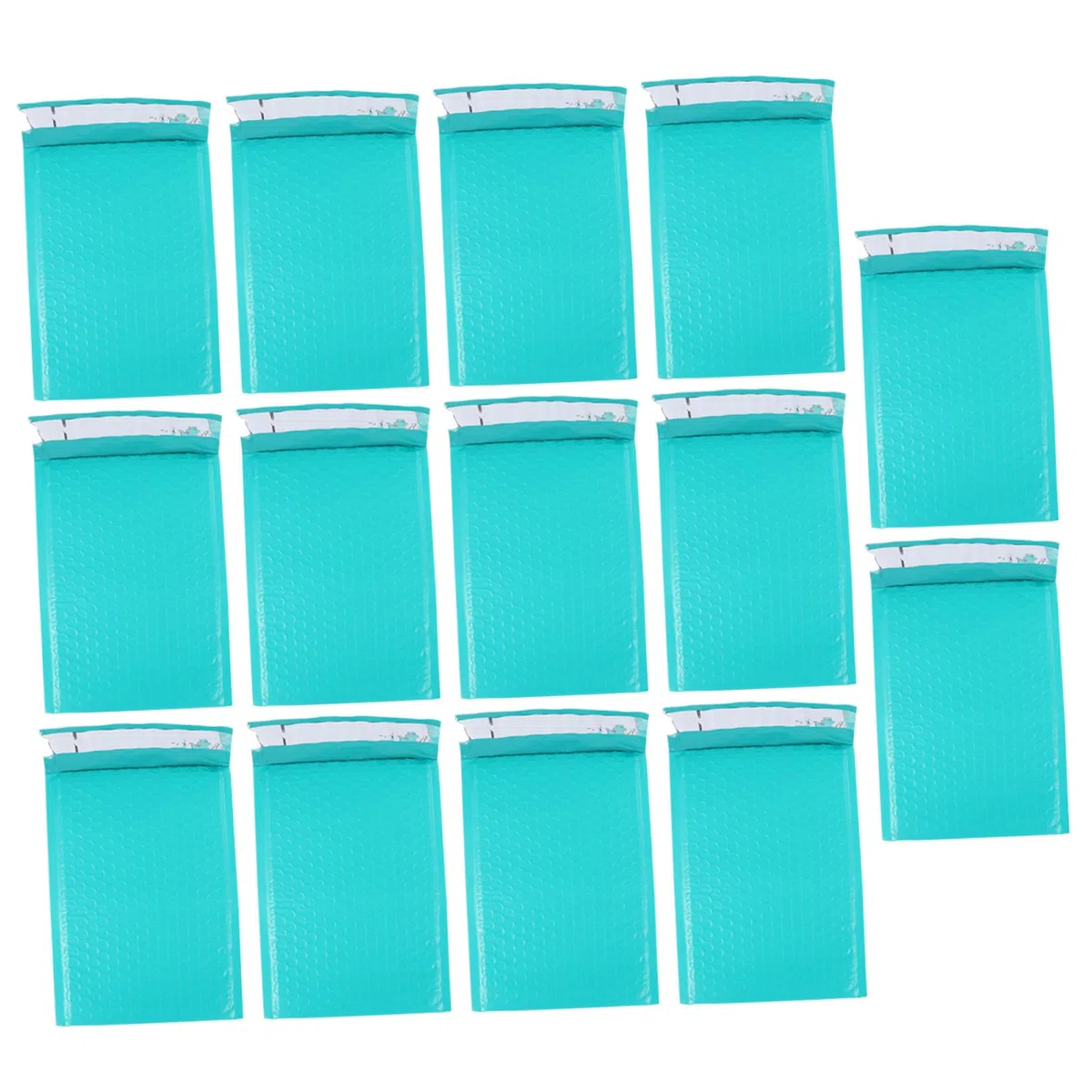 Tofficu Lot de 25 Paquet D'emballage Bulles Auto-adhésifs Verts Forêt 17,2 X 23,4 Cm Soufflet 4 Cm, Paquet Antichoc Pratiques pour Envoi Colis et Rangement Sécurisé