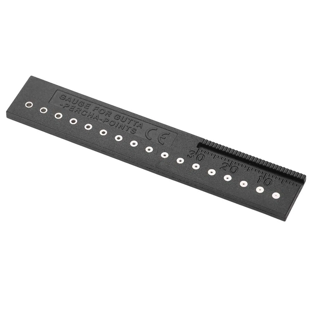 Règle de Mesure Dentaire Outils pour instrument de dentition Dental Block Outil de mesure des fichiers Mesures Dental Tools Instrument Fleximeter Bande Endodontie Outil de mesure pour dent