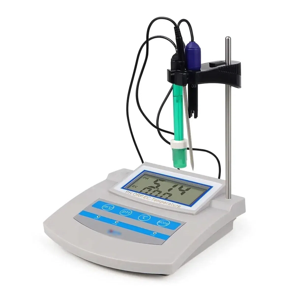 Kit de pH-mètre numérique pour aquariums et laboratoires, avec compensation de température et stockage de données, idéal pour les tests de pêche et d'eau