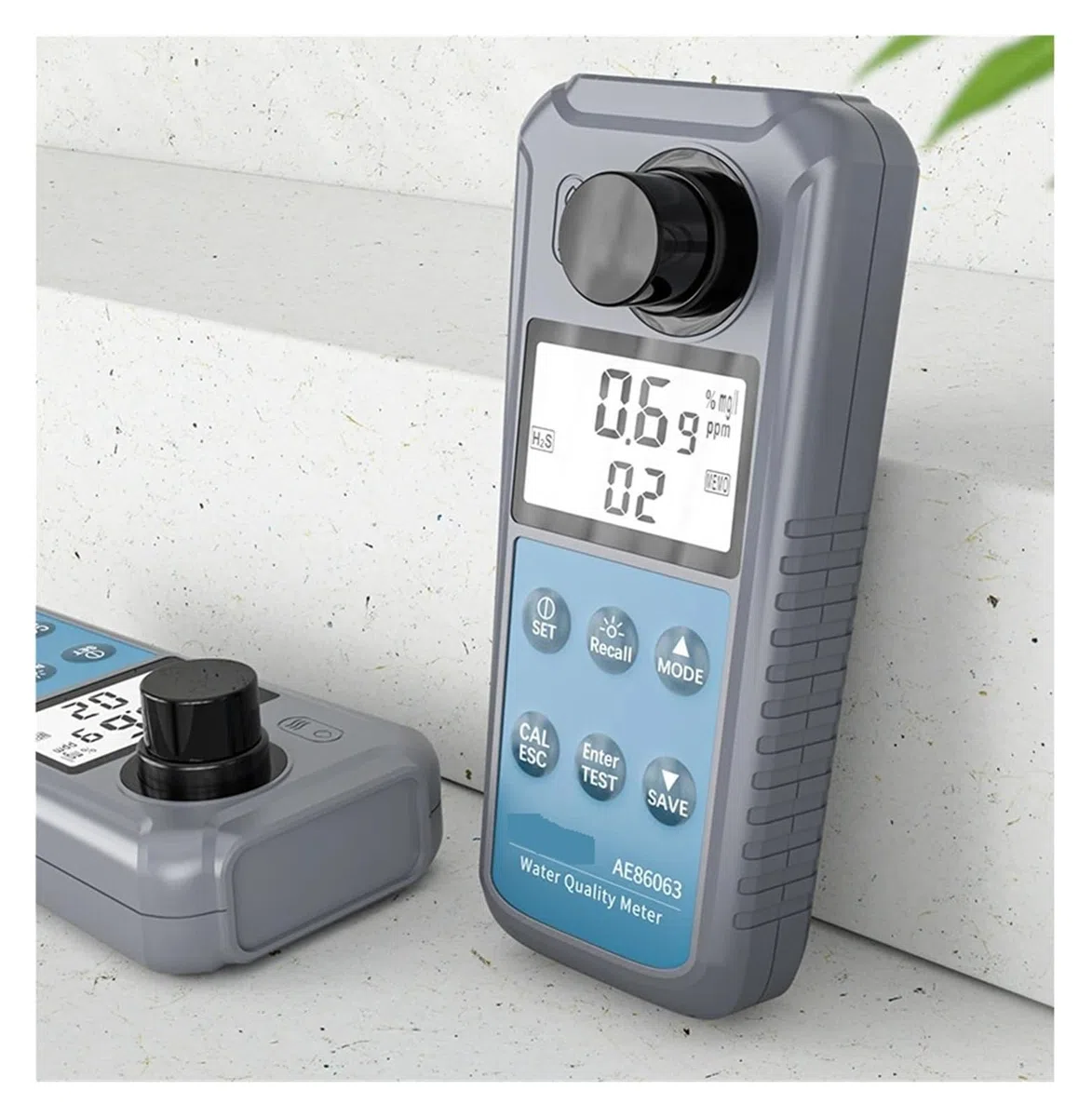 AE86063 Testeur De Qualité De L'eau PH De Laboratoire/piscine/aquarium pour une lecture claire | Compteur numérique d'hydrogène, de nitrite, de chlore résiduel, d'ammoniaque et d'azote