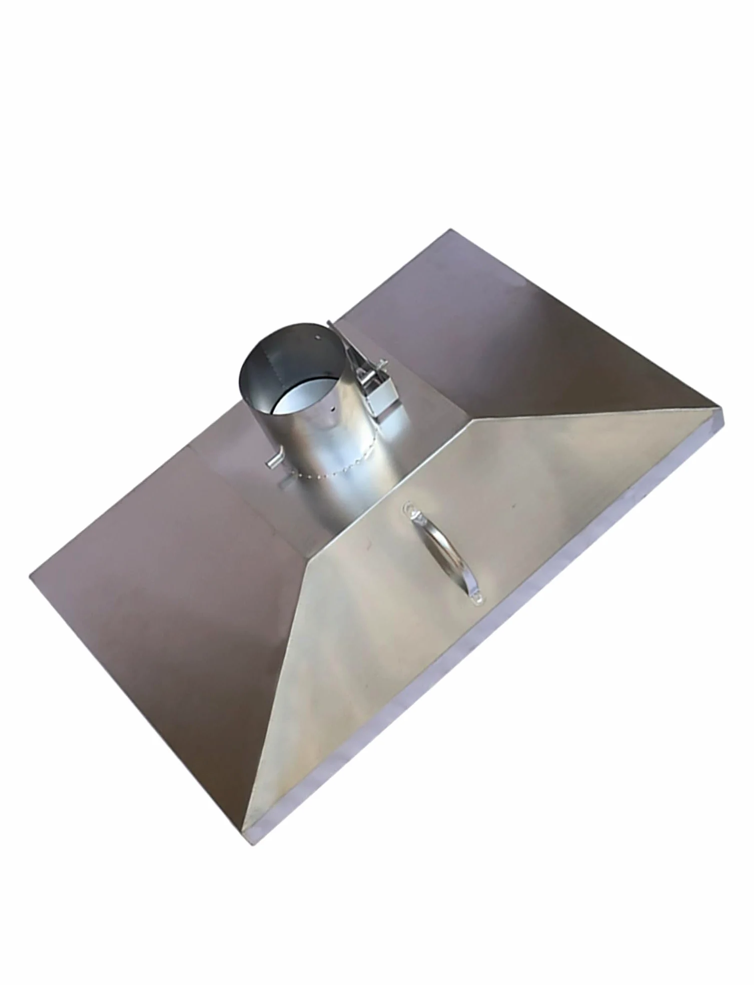 Hotte aspirante carrée en acier inoxydable - Collecteur de fumée industriel for le soudage, la découpe laser et l'extraction de poussière(23.6x15.8"/600x400mm)