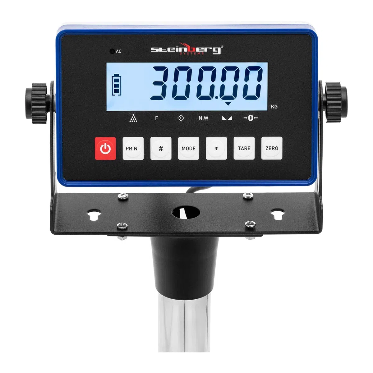 Steinberg Systems SBS-PF-300/10 Balance plateforme industrielle Balance au sol 300 kg / 0,01 kg 400 x 500 x 122 mm Kg/lb