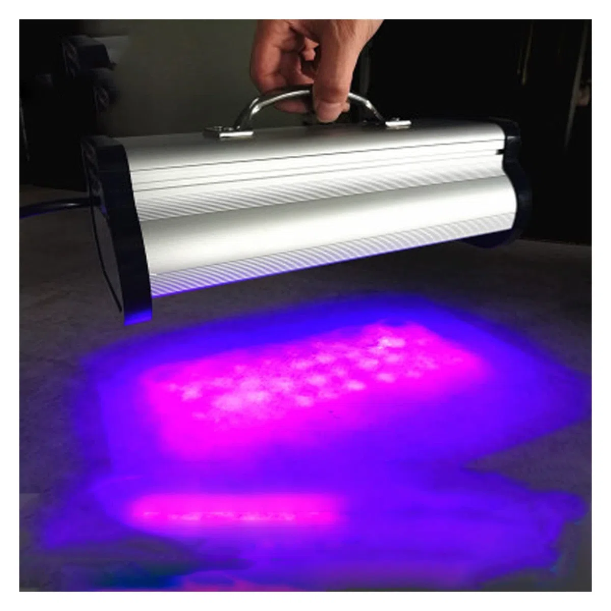 Projecteur LED 400W LED Lampe de polymérisation colloïdale UV Portable tête d'impression imprimante Photo à Jet d'encre durcissant 395nm COB Lampe à LED UV Lumières menées de Paysage d'étape(405nm)
