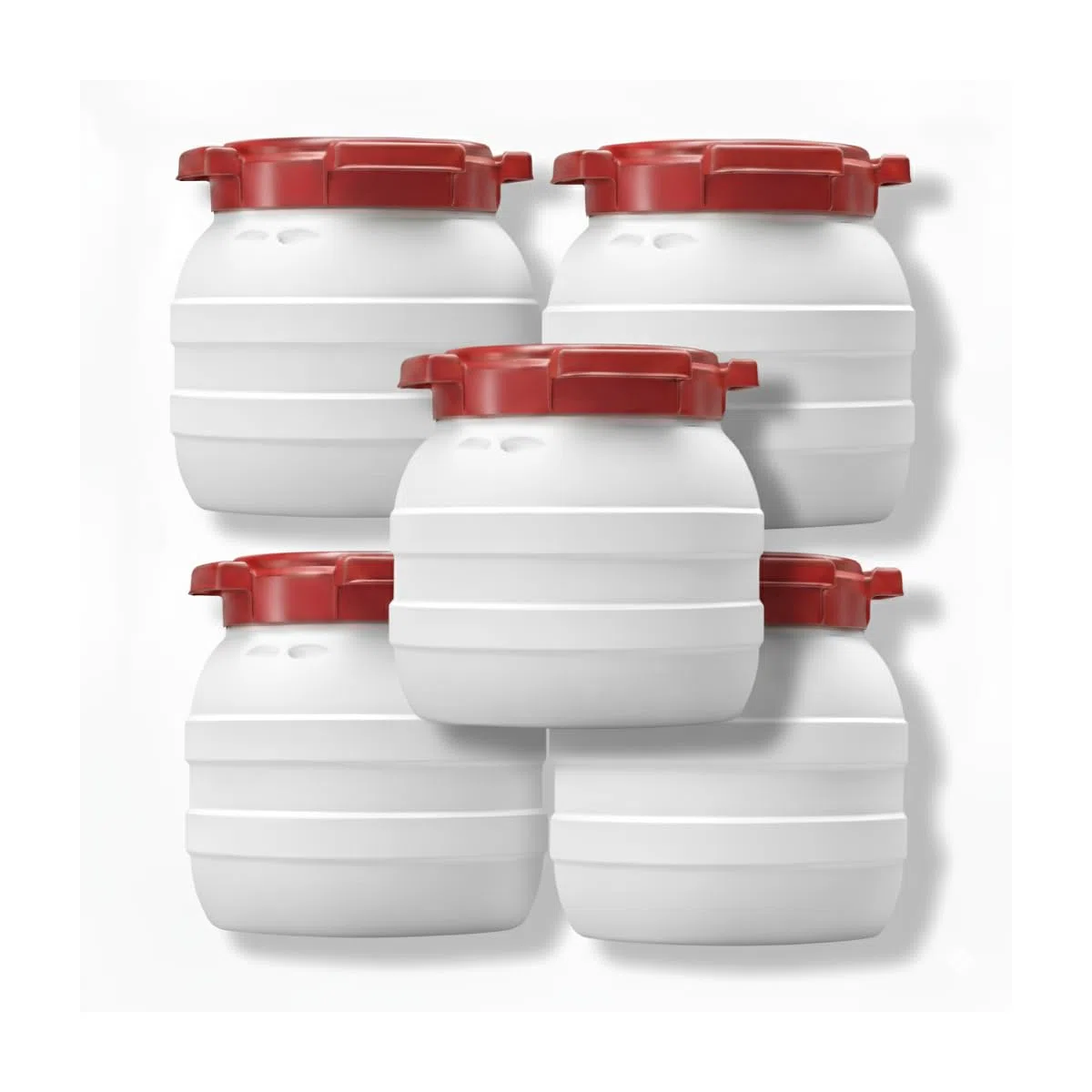 Multitanks Lot de 5 Fûts CurTec 3.6L : Solution de Stockage et Transport Sécurisé