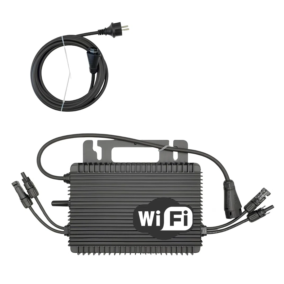 Pack Hoymiles HMS-1000W-2T Micro-onduleur 1000W – WiFi & Bluetooth – pour 2 Panneaux Solaires + Câble AC Plug&Play HMS 5m
